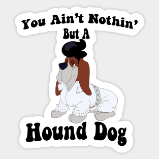 Hound  Dog Sticker